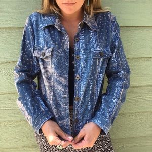 Patterned cotton jacket